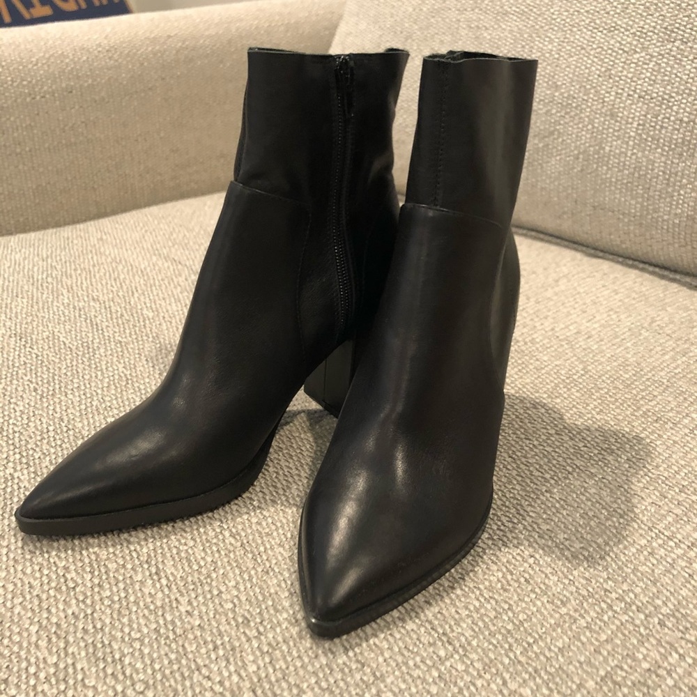 Tony Biano Brazen Bootie Black Luxe 6/6.5